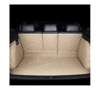 Compatible avec Geely pour Emgrand GL GS L Auto Tapis de Coffre intégral avec Protection Anti-salissures Protection intérieure du Cuir Tapis Coffre Voiture(Beige,for GS 2016-2021)