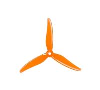 Compatible avec Gemfan 51466 V2 5 Pouces hélice 3 pales/tripales hélices FPV Moteur sans balais for Drone de Course FPV 6 Couleurs(2pairs Tiger Orange)