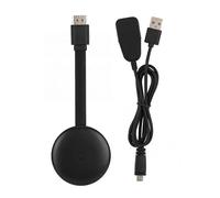 Compatible avec Google Chromecast Ultra, appareil de streaming TV haut de gamme 1080p HDR, Wi-Fi et Ethernet