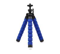Compatible avec GoPro Hero 12-3 Black/Max, Compatible avec YI/Eken/SJCAM/AKASO - Accessoire for caméra d'action Mini trépied Flexible en Forme de Pieuvre(Only Blue)