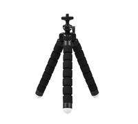 Compatible avec GoPro Hero 12-3 Black/Max, Compatible avec YI/Eken/SJCAM/AKASO - Accessoire for caméra d'action Mini trépied Flexible en Forme de Pieuvre(Only Black)