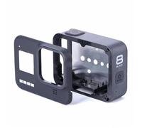 Compatible avec GOPRO Hero 8 Black Lens Remplacement Lentille Verre de Protection trempé for réparation de Couvercle d'objectif Plaque Frontale Couvercle Avant(Faceplate and Case)