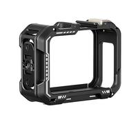 Compatible avec GoPro Hero 9-13, Cage métallique en Aluminium, Cadre de Protection à dégagement Rapide avec Couvercle d'objectif