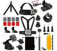 Compatible avec GoPro Hero, Compatible avec Le Kit de caméra d'action for bâton de Selfie avec Support de tête/dragonne SJCAM