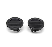 Compatible Avec Grille Ventilateur Arriere Pour Benz Classe C 180 200 220 230 260 300 350 2007-2011 LHD RHD W204 Panneau Couverture Sortie Grille Ventilation Climatisation(Black 2PCS)