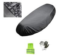 Compatible avec Harley-Davidson 883 Sportster Hugger XLH Housse DE SIÈGE IMPERMÉABLE À LA Pluie Couverture DE Selle Moto Scooter Protection Selle en Oxford 120X75CM