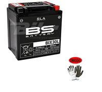 COMPATIBLE AVEC HARLEY DAVIDSON FLHRC Road King Classic 1584 2007-2010 BATTERIE PRÊT À UTILISATION BS BIX30L SLA CHARGEÉE BATTERIE 30 AH AMPERE 12 VOLT 165X125X175MM