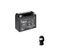 Compatible avec Harley Davidson FXD Dyna Super Glide 1340 1995-1998 Batterie YUASA YTX20HL-BS (FOURNIE SCELLÉE) Batteries 12V / 18AH pour Moto SPÉCIFIQUE 175X87X155MM