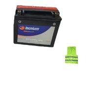 Compatible avec Harley Davidson FXDF Fat Bob 1584 pour année 2008 al 2012 Batterie YTX20L-BS TECNIUM BTX20L-BS DÉJÀ PRÊT ET CHARGÉ Batteries 18 AMPÈRE 12 Volts 175X87X155MM