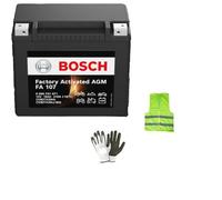 Compatible avec Harley Davidson FXDX Dyna Super Glide Sport 1450 année 1999 al 2003 Batterie Bosch YTX20L-BS SLA FA1071 YTX20HL CHARGÉE ET PRÊTE À l'emploi 18 AMPÈRES 12 Volts 176X89X154MM