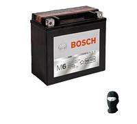 Compatible avec Harley Davidson XLC Sportster Custom 1200 1997-2002 Batterie YTX20L-BS Bosch (ÉTANCHE COMPLÈTE ET PRÊTE À Monter) Batteries 12V/18AH pour Motos 175X87X155MM CCA250A