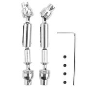 Compatible avec Henglong pour WPL pour Ural B36 B16 C14 C24 B24 RC Voitures Mise À Niveau Pièces De Rechange Camion Arbre D'entraînement Avant Et Arrière en Métal Pièces détachées RC