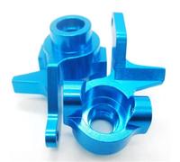 Compatible avec HIMOTO pour E10MTL pour E10MT pour E10BP 1/10 RC Pièces De Voiture en Alliage D'aluminium Support De Moyeu De Direction Jointures De Bloc De Direction Pièces détachées RC(Blue)