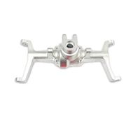 Compatible avec HOBBYPLUS CR18P Van 1/18 RC pour Rock Cars, Pièces De Mise À Niveau, Accessoires, Essieu Avant Et Arrière en Alliage D'aluminium Essieu Avant RC(Silver,Front)
