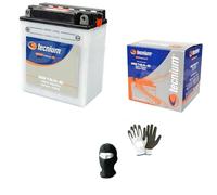 Compatible avec Honda 600 XL V Transalp 1996 Batterie TECNIUM JIS YB12A-B 12 V 12.0 AH Batteries 12 AMPÈRES PRÊT pour Usage SPÉCIFIQUE Moto Scooter 113X70X105MM