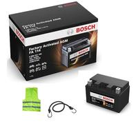 Compatible avec Honda CB F Hornet 600 par an 2007 al 2013 Batterie Bosch YTZ10S FA114 EXPÉDIÉ CHARGÉ pour Son Batteries AGM Gel SLA 8,6 AMPÈRE 12V 150X88X93MM CCA 150A
