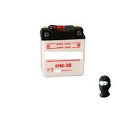Compatible avec Honda CB N 125 1976-1979 Batterie UASA DÉJÀ PRÊTE À l'emploi 6N6-3B 6V/6AH Batteries pour Moteur SPÉCIFIQUE Moto Scooter Complet