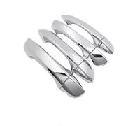 Compatible avec Honda Civic 8 : poignée de Porte chromée, Garniture en Fibre de Carbone, Accessoires de Style extérieur (Chrome).