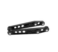 Compatible avec Honda Civic 88-95 EG Bras de suspension inférieur arrière Sous-châssis Brace Barre d'attache Bras ASR Kit ARM JDM LCA Une paire(Nero)