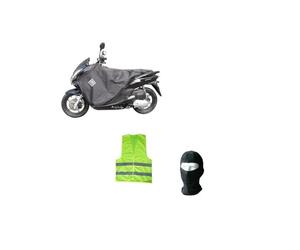Compatible avec Honda PCX 125 par an 2014 14 Couvre-Jambes R082-X TERMOSCUDO Tucano Urbano Couverture Thermique IMPERMÉABLE Interne en Fourrure ECO SPÉCIFIQUE pour Scooter