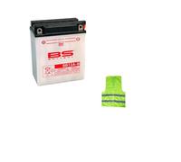 Compatible avec Honda XL V Transalp 600 par an 1988 al 1999 Batterie YB12A-B BS BB12A-B FOURNIE COMPLÈTE pour L'UTILISATION DE Batteries 12 AH AMPÈRE 12 Volts 134X80X160MM
