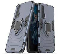 Compatible avec Honor 20 Pro Coque, Anneau de Support Téléphone Voiture Magnétique Bague 360 Étui de Protection pour Huawei Honor 20 Pro (Bleu Marine)