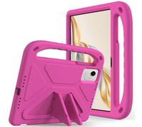 Compatible avec Honor Pad X9A/Pad X9 Pro (2025) - Étui de protection léger en EVA résistant aux chocs - Avec poignée et bandoulière - Rose rouge
