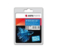 Compatible Avec Hp 364 Xl (n9j74ae) Agfa Photo Aphp364setxldc Multipack Noir / Cyan / Magenta / Jaune