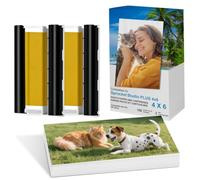Compatible avec HP Sprocket Studio Plus 4 x 6" Papier photo et cartouches (comprend 108 feuilles et 2 cartouches) - Compatible uniquement avec l'imprimante Sprocket Studio Plus