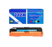 Compatible avec HP W2121X Toner Cyan Environ 10 000 Pages avec Puce pour HP Color LaserJet Enterprise MFP M578c M578dn M578f M554dn M555dn M555x