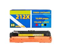 Compatible avec HP W2122X Toner Jaune Environ 10 000 Pages avec Puce pour HP Color LaserJet Enterprise MFP M578c M578dn M578f M554dn M555dn M555x