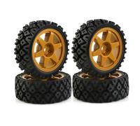 Compatible avec HPI pour RS4 FW06 pour Tamiya TT01/TT02/XV-01 1/10 Pneus Simulés 68x28mm Pneus De Voiture RC Accessoires Pièces Pneu De Roue RC Roue Voiture RC