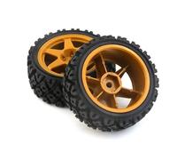 Compatible avec HPI pour RS4 pour FW06 pour Tamiya pour TT01 TT02 XV-01 1/10 RC Pneus De Voiture Accessoires De Mise À Niveau Pièces Pneus Simulés Roue Voiture RC(2PCS)