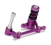 Compatible avec HPI pour Savage pour Flux HP XL X 4.6 5.9 21 25 SS .1 3. 1/8 RC Voiture Pièces Upgrade 85058 Assemblage Protection Direction Aluminium Rc ModèLes DéTachéEs(Purple)