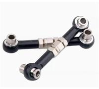 Compatible avec HSP 102017 122017 2 Pièces De Tringleries Avant Et Arrière Servos pour Sonic Link 02012, Pièces Et Accessoires pour Voitures Télécommandées 1/10 Bielle RC Voitures