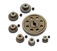 Compatible avec HSP pour Himoto Amax pour Redcat Exceed 94111 1/10 RC, Pièces De Voiture, Engrenage Principal en Métal Diff, 64T, Pignon De Moteur 11184 Accessoire
