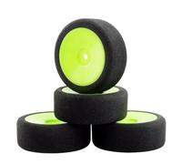 Compatible avec HSP pour HPI 1/10 on-Road RC Car 12mm Hex RC pour Accessoires De Voitures De Course Lot De 4 Pièces pour Jantes De Pneus en Mousse De Course Accessoires Jouets RC