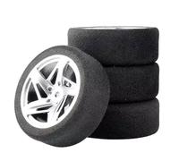 Compatible avec HSP pour HPI, Pneus Et Jantes en Éponge À Échelle 1/10 RC sur Route pour Voiture De Course pour Modèle avec Décalage De 3 Mm Et Hexagone De 12 Mm RC Voiture Pneus