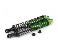Compatible avec HSP pour HPI pour Losi pour Axial 1/8 RC pour Buggy Camion Voiture Pièces Améliorées 2 Amortisseurs 140 Mm À Huile Amortisseur en Aluminium Amortisseurs RC(Green)