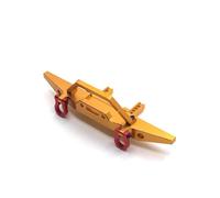 Compatible avec Huangbo ZP1001 02 03 04 06 07 08 09 10 RC Pièces De Modification pour Voiture Accessoires Pare-Chocs Avant en Métal RC Pare-Chocs(Yellow)
