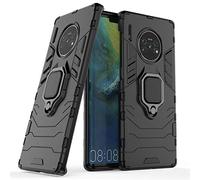 Compatible avec Huawei Mate 30 Pro (5G) Coque, Anneau de Support Téléphone Voiture Magnétique Bague 360 Étui de Protection pour Huawei Mate 30 Pro, Mate 30 Pro 5G (Noir)