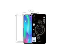 Compatible avec Huawei P Smart 2019 -Pack 2 en 1 - Coque gel Solide fantaisie + 2 Films Protection écran Verre trempé résistant ( Appareil Photo )