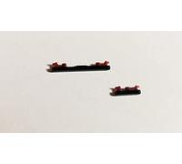 Compatible avec Huawei P30 Lite version 24MPX MAR-LX1M, MAR-LX2, MAR-LX3A, L21MEA Kit touches extérieures latérales Bouton d'allumage power on off + bouton contrôle volume side keys (Noir)