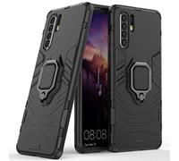Compatible avec Huawei P30 Pro Coque, Anneau de Support Téléphone Voiture Magnétique Bague 360 Étui de Protection pour Huawei P30 Pro (Noir)
