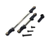 Compatible avec Hyper GO pour MJX H12Y RC Voiture Tout-Terrain Camion Amélioration De pour Buggy Pièces Tige De Direction en Métal, Bras De Servo détachées RC(Black)