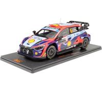 Compatible avec Hyundai i20 N Rally1 N° 6 Sordo/Carrera Rallye Monte Carlo 1:18 IXO modèles 18RMC153B