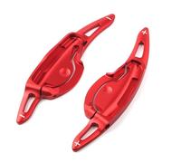 Compatible avec Hyundai pour LA pour Festa 2019-2020 Extension De Levier De Vitesse De Volant De Voiture Changement De Vitesse en Aluminium Palette De Changement De Vitesse Voiture Shift Paddles(Red)