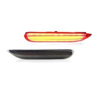 Compatible Avec Infiniti Pour Q50 2014-2017 Pour Q60 2013 2014 Pour Q70 2015-2018 1 Paire De Réflecteurs De Pare-chocs Arrière 26560JJ90A Réflecteur Pièces rechange(B Black Lens)