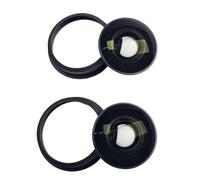 Compatible avec Insta360 X3 - Verre de Remplacement for Objectif (pièce de réparation for caméra d'action)(2Pcs Lens and Base)