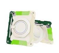 Compatible avec iPad Air 11" M4 2026,8th Gen/M3 (2025)/M2 (2024), résistant aux chocs, avec poignée rotative à 360°, support pour tablette pour enfants, coque résistante aux chutes avec bandoulière